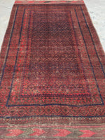6'7 x 11'10 nomadic Baluch Rug (#640) - Blue Parakeet Rugs