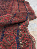 6'7 x 11'10 nomadic Baluch Rug (#640) - Blue Parakeet Rugs