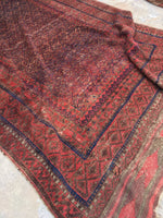 6'7 x 11'10 nomadic Baluch Rug (#640) - Blue Parakeet Rugs