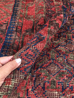 6'7 x 11'10 nomadic Baluch Rug (#640) - Blue Parakeet Rugs