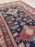 2'10 x 7'3 Antique Persian Skinny Runner #2599ML / vintage skinny runner - Blue Parakeet Rugs