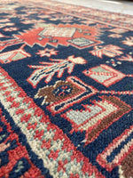 2'10 x 7'3 Antique Persian Skinny Runner #2599ML / vintage skinny runner - Blue Parakeet Rugs