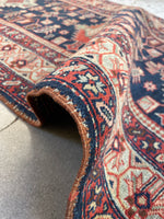 2'10 x 7'3 Antique Persian Skinny Runner #2599ML / vintage skinny runner - Blue Parakeet Rugs