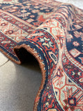 2'10 x 7'3 Antique Persian Skinny Runner #2599ML / vintage skinny runner - Blue Parakeet Rugs