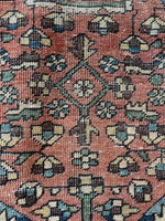 3'5 x 4'9 Antique Persian Ferahan Sarouk Rug #2699ML - Blue Parakeet Rugs