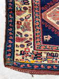 [vintage rugs] - Blue Parakeet Rugs