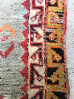 1'8 x 3'1 Antique Turkish Rug / small vintage rug / scatter rug - Blue Parakeet Rugs