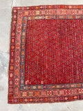 4'8 x 7'6 Antique Karabagh rug #2188ML / 5x8 Vintage Rug - Blue Parakeet Rugs