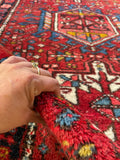3x5 Vintage Persian Gharajeh Rug #1303-B - Blue Parakeet Rugs