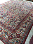 9'1 x 12'3 Persian Kashan rug #2286 - Blue Parakeet Rugs