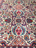 9'1 x 12'3 Persian Kashan rug #2286 - Blue Parakeet Rugs