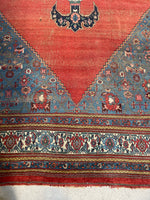9'6 x 15' Antique Oversize Persian Bidjar rug #2705 - Blue Parakeet Rugs