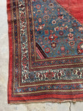 9'6 x 15' Antique Oversize Persian Bidjar rug #2705 - Blue Parakeet Rugs