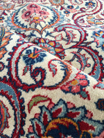 9'1 x 12'3 Persian Kashan rug #2286 - Blue Parakeet Rugs