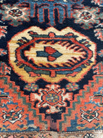 3'2 x 16'9 Antique Persian Malayer runner #2190ML / 3x17 Vintage Runner - Blue Parakeet Rugs