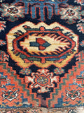 3'2 x 16'9 Antique Persian Malayer runner #2190ML / 3x17 Vintage Runner - Blue Parakeet Rugs