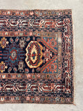 3'2 x 16'9 Antique Persian Malayer runner #2190ML / 3x17 Vintage Runner - Blue Parakeet Rugs