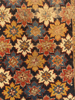 3'11 X 11'9 Antique Caucasian Runner #1841 /  4x12 Vintage Runner - Blue Parakeet Rugs
