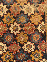 3'11 X 11'9 Antique Caucasian Runner #1841 /  4x12 Vintage Runner - Blue Parakeet Rugs