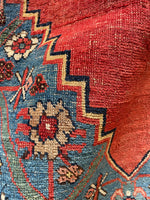 9'6 x 15' Antique Oversize Persian Bidjar rug #2705 - Blue Parakeet Rugs