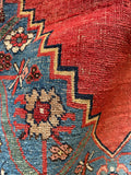 9'6 x 15' Antique Oversize Persian Bidjar rug #2705 - Blue Parakeet Rugs