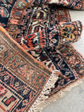 3'2 x 16'9 Antique Persian Malayer runner #2190ML / 3x17 Vintage Runner - Blue Parakeet Rugs