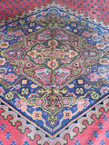 16' x 16'4 square antique Spanish Rug / 16x16 rug - Blue Parakeet Rugs
