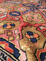 16' x 16'4 square antique Spanish Rug / 16x16 rug - Blue Parakeet Rugs