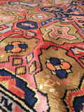 16' x 16'4 square antique Spanish Rug / 16x16 rug - Blue Parakeet Rugs