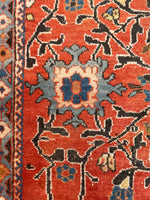 11'1 x 18'6 Antique Palatial Mahal rug #2192 / 11x19 Vintage Rug - Blue Parakeet Rugs