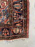 3'7 x 5'3 Antique Persian rug #1307 - Blue Parakeet Rugs