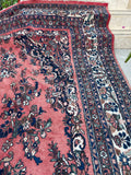 12'4 x 20'10 Vintage Persian Hamadan rug #2506 / 12x21 vintage rug - Blue Parakeet Rugs