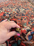 3'7 x 5'3 Antique Persian rug #1307 - Blue Parakeet Rugs