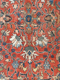 11'1 x 18'6 Antique Palatial Mahal rug #2192 / 11x19 Vintage Rug - Blue Parakeet Rugs