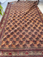 5'10 x 9'8 Antique Fine Persian Rug #1845 / Large Vintage Rug / 6x10 Vintage Rug - Blue Parakeet Rugs