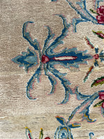 3'1 x 20'4 Antique Kerman runner #1987 / 3x20 Vintage Runner - Blue Parakeet Rugs