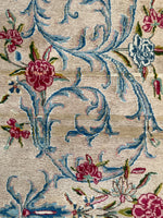 3'1 x 20'4 Antique Kerman runner #1987 / 3x20 Vintage Runner - Blue Parakeet Rugs