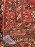 5'9 x 11'8 Antique Shiraz Rug #2352 - Blue Parakeet Rugs