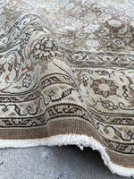 8x11 Antique Persian Tabriz rug #2511 - Blue Parakeet Rugs