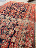 2'11 x 16' Antique skinny and worn village runner #2021 / 3x16 Vintage runner - Blue Parakeet Rugs