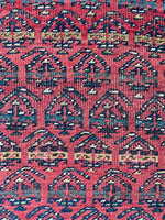 2'1 x 7'10 Skinny Vintage runner with paisleys #2195 / 2x8 Vintage Runner - Blue Parakeet Rugs