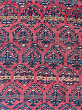 2'1 x 7'10 Skinny Vintage runner with paisleys #2195 / 2x8 Vintage Runner - Blue Parakeet Rugs