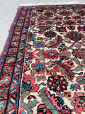 3x5 Vintage Persian Heriz Rug #2516ML - Blue Parakeet Rugs