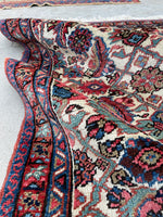 3x5 Vintage Persian Heriz Rug #2516ML - Blue Parakeet Rugs