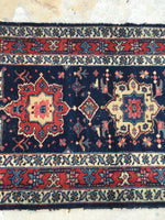 2'6 x 12'9 skinny Persian Tabriz Runner (#815) - Blue Parakeet Rugs