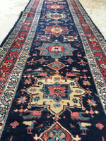 2'6 x 12'9 skinny Persian Tabriz Runner (#815) - Blue Parakeet Rugs