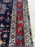 2'6 x 12'9 skinny Persian Tabriz Runner (#815) - Blue Parakeet Rugs