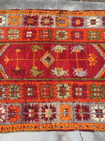 3'11 x 6'11  Antique Anatolian Turkish Rug / 4x7 Turkish Rug  (#954ML) - Blue Parakeet Rugs