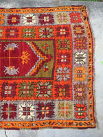 3'11 x 6'11  Antique Anatolian Turkish Rug / 4x7 Turkish Rug  (#954ML) - Blue Parakeet Rugs