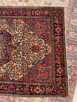 4’7 x 6’6 Antique and fine 19th Century rug / #JLheirloom) / 5x7 Vintage Rug - Blue Parakeet Rugs